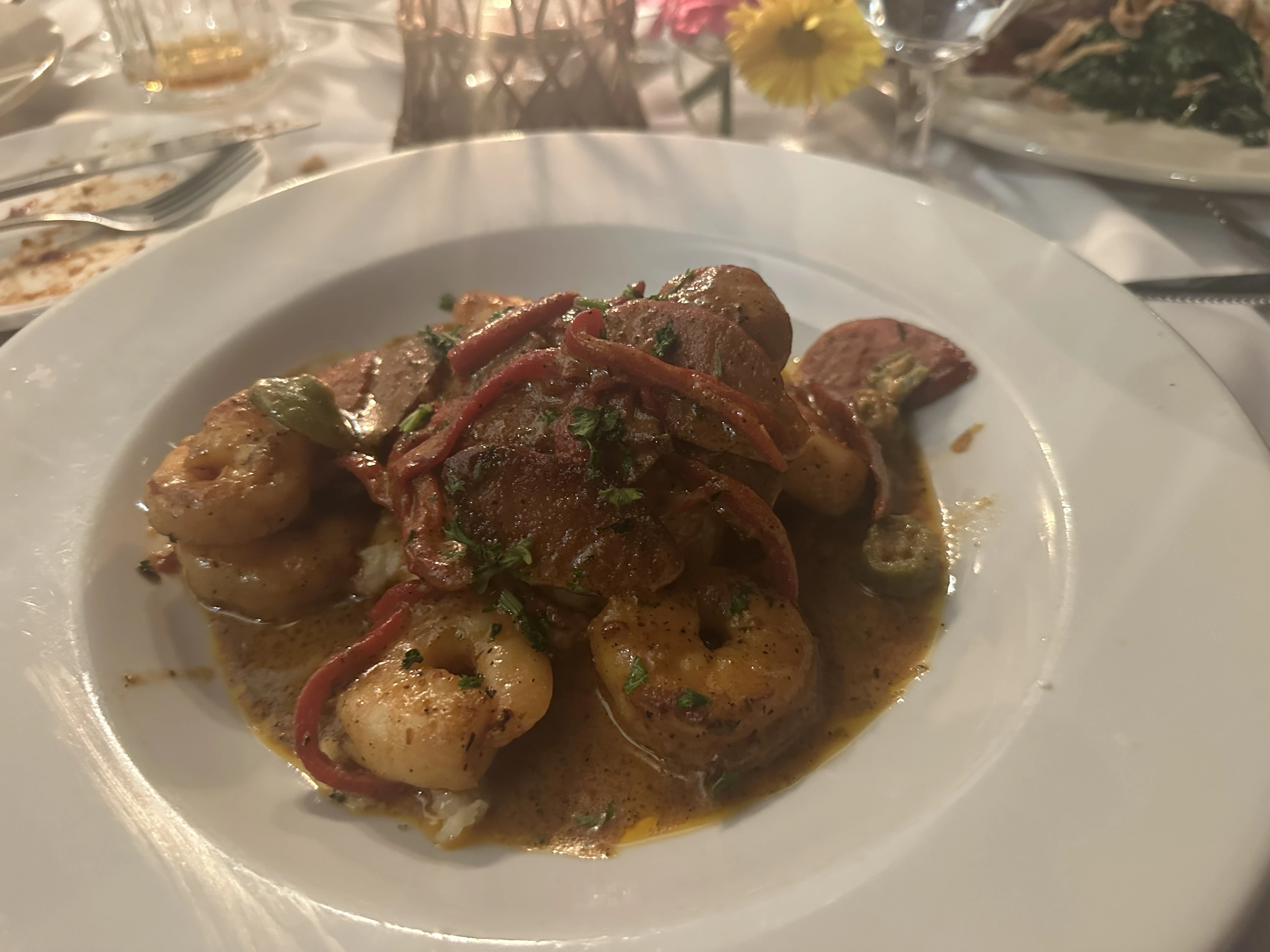 Low Country Shrimp + Andouille Sausagge